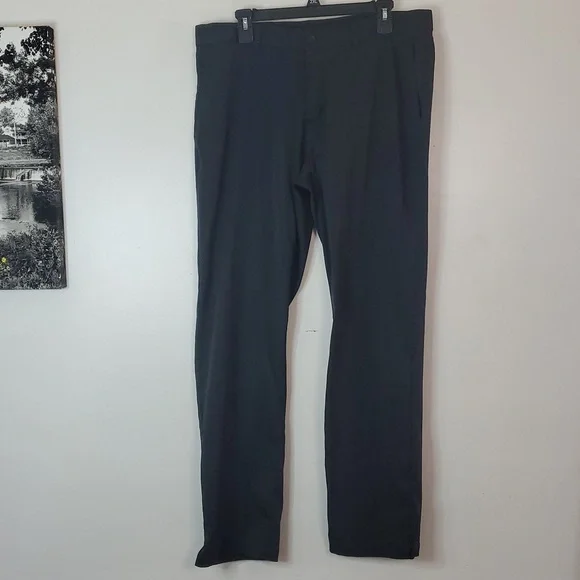 Nike 4pc Mens Dri-Fit Golf Pants Size 35×32 Black Grey Performance Standard Fit - Picture 2 of 12